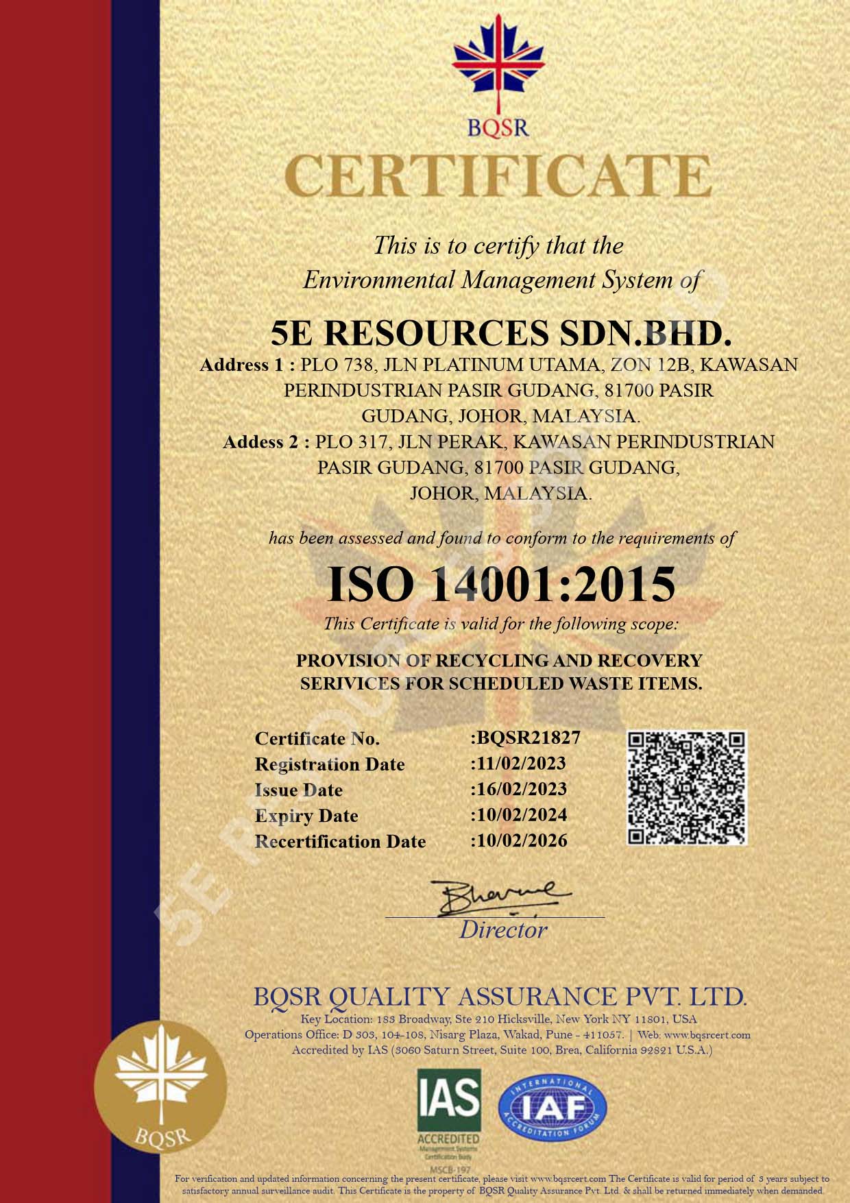 ISO 14001:2015